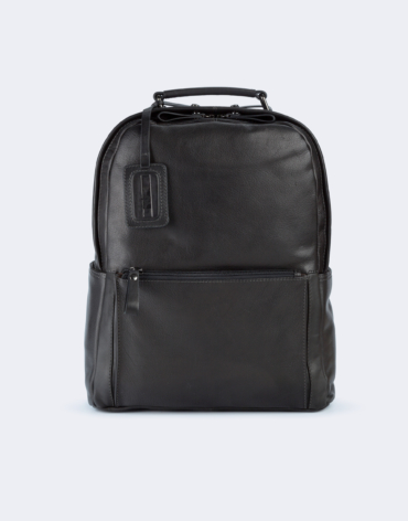TOPSTITCHED FLAP BACKPACK