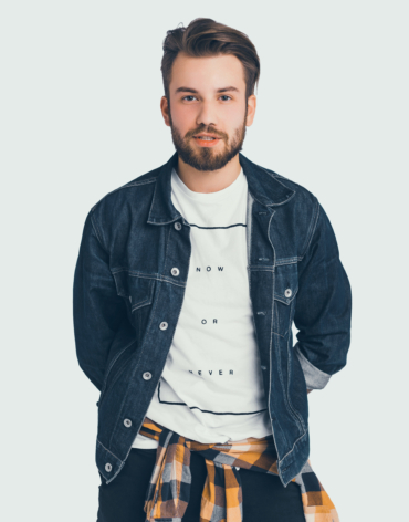 Ripped Denim Overshirt