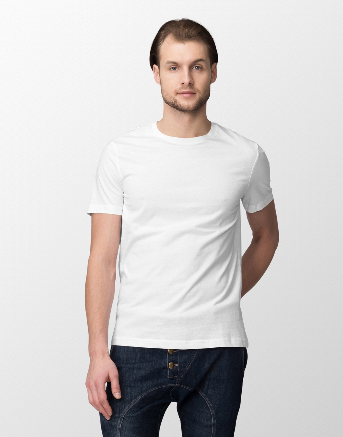ripped denim overshirt