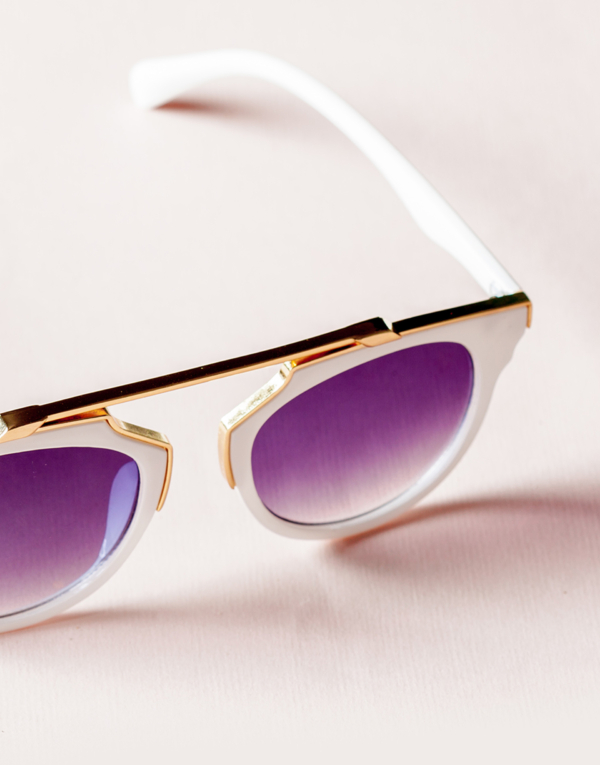Marble-Effect Sunglasses