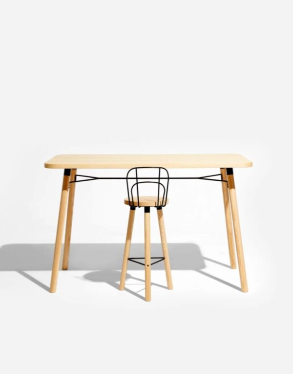 Modern wooden table
