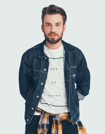 Ripped Denim Overshirt